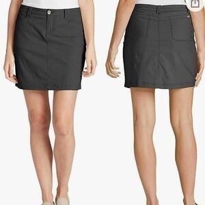 Eddie Bauer Adventurer 2.0 stretch skort skirt black 4